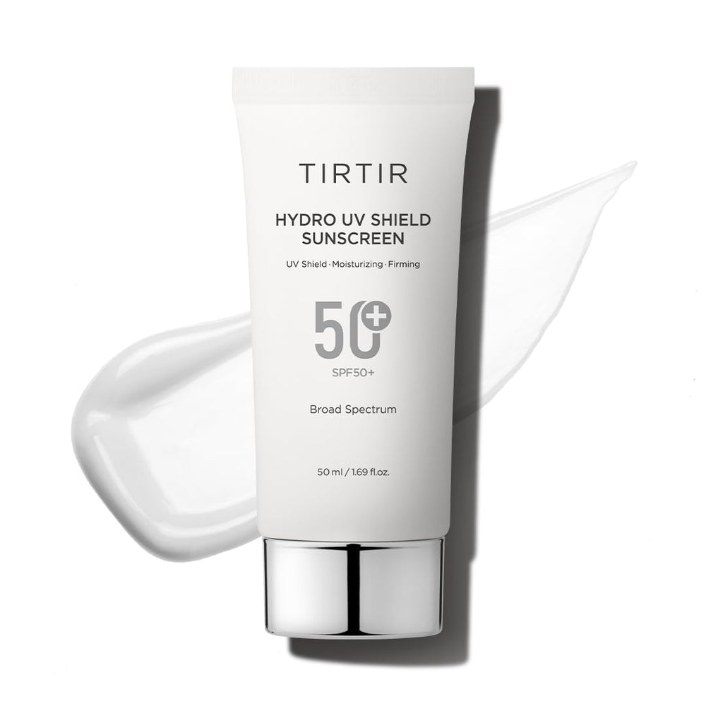 TIRTIR Hydro UV Shield: botella lista para protección diaria de la piel.