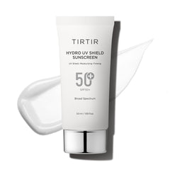 TIRTIR Hydro UV Shield: botella lista para protección diaria de la piel.