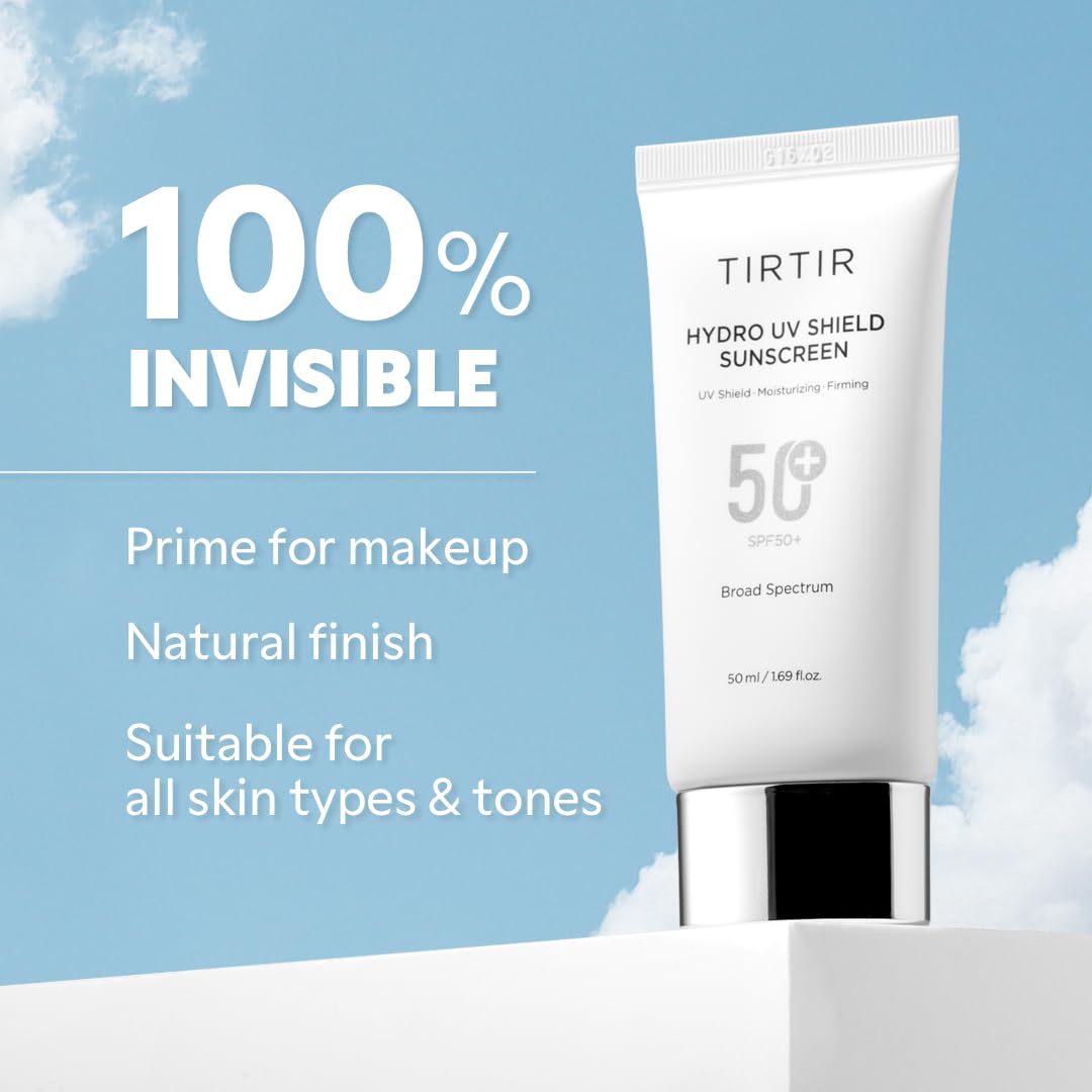 TIRTIR Hydro UV Shield: aloe vera real para calmar la piel.