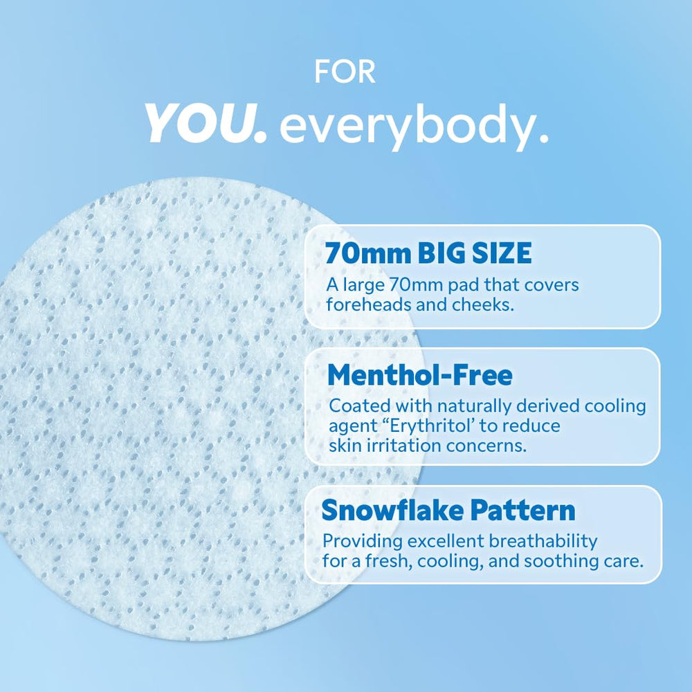 TIRTIR Ice-Cooling Toner Pad alcohol-free formula suitable for all skin types
