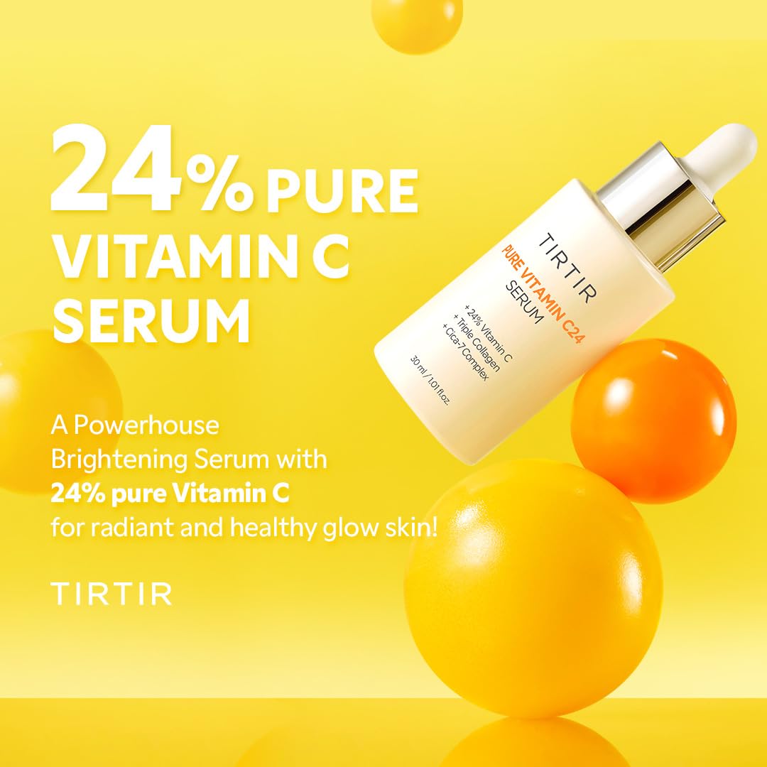 Aplicación del serum TIRTIR en la piel, absorción rápida.