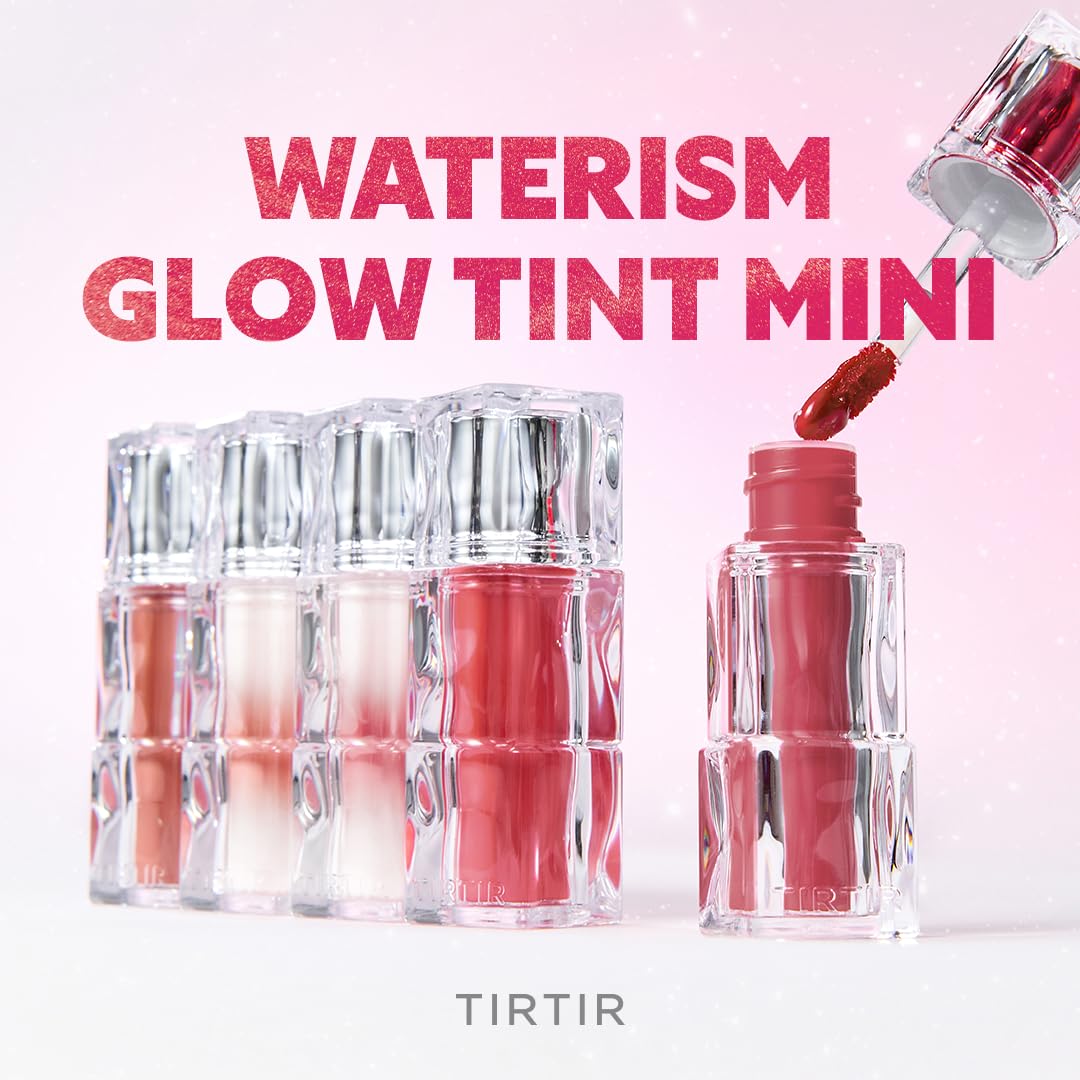 TIRTIR Waterism Teintado Labial Nutty Pink Mini: color suave para labios con acabado natural.