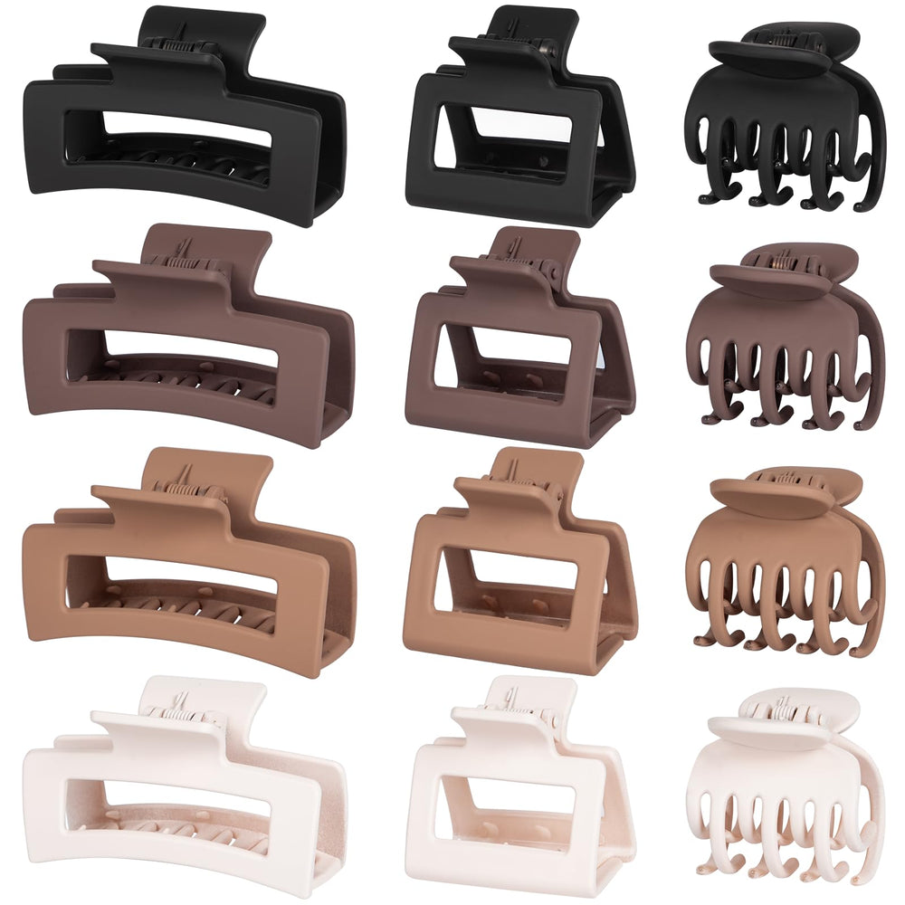 Clip Tisenla para cabello pequeño negro, sujeción estable para peinados diarios