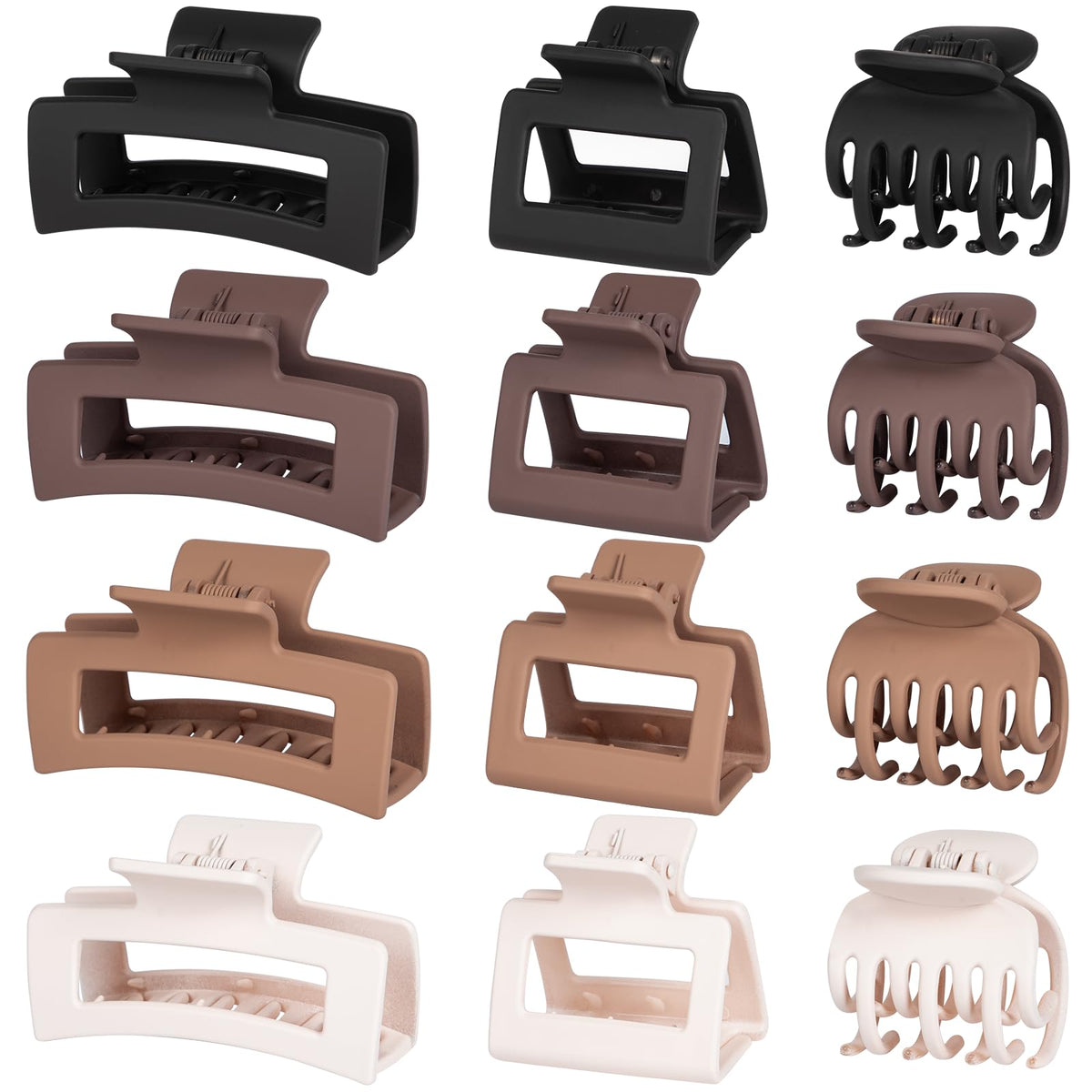 Clip Tisenla para cabello pequeño negro, sujeción estable para peinados diarios
