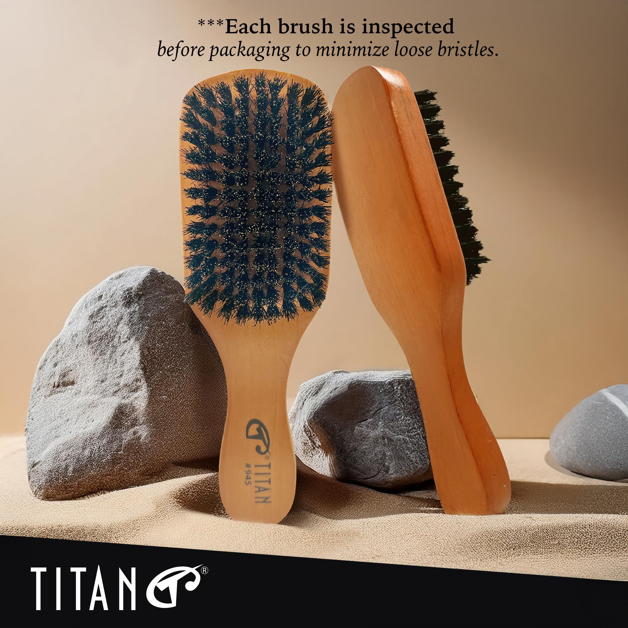 Titan Club Wave Brush diseño ergonómico para uso diario