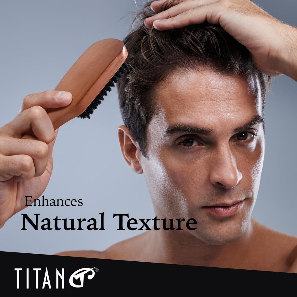 Titan Club Wave Brush tamaño compacto para viajar con facilidad