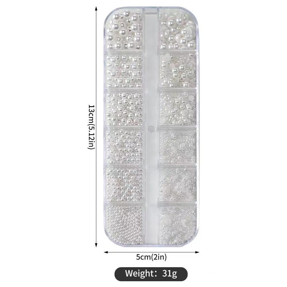 Tiwnefua adornos de uñas cristal 3d para decoraciones brillantes