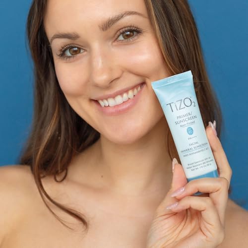 TiZO2 como primer de maquillaje, aplicación suave y base natural.