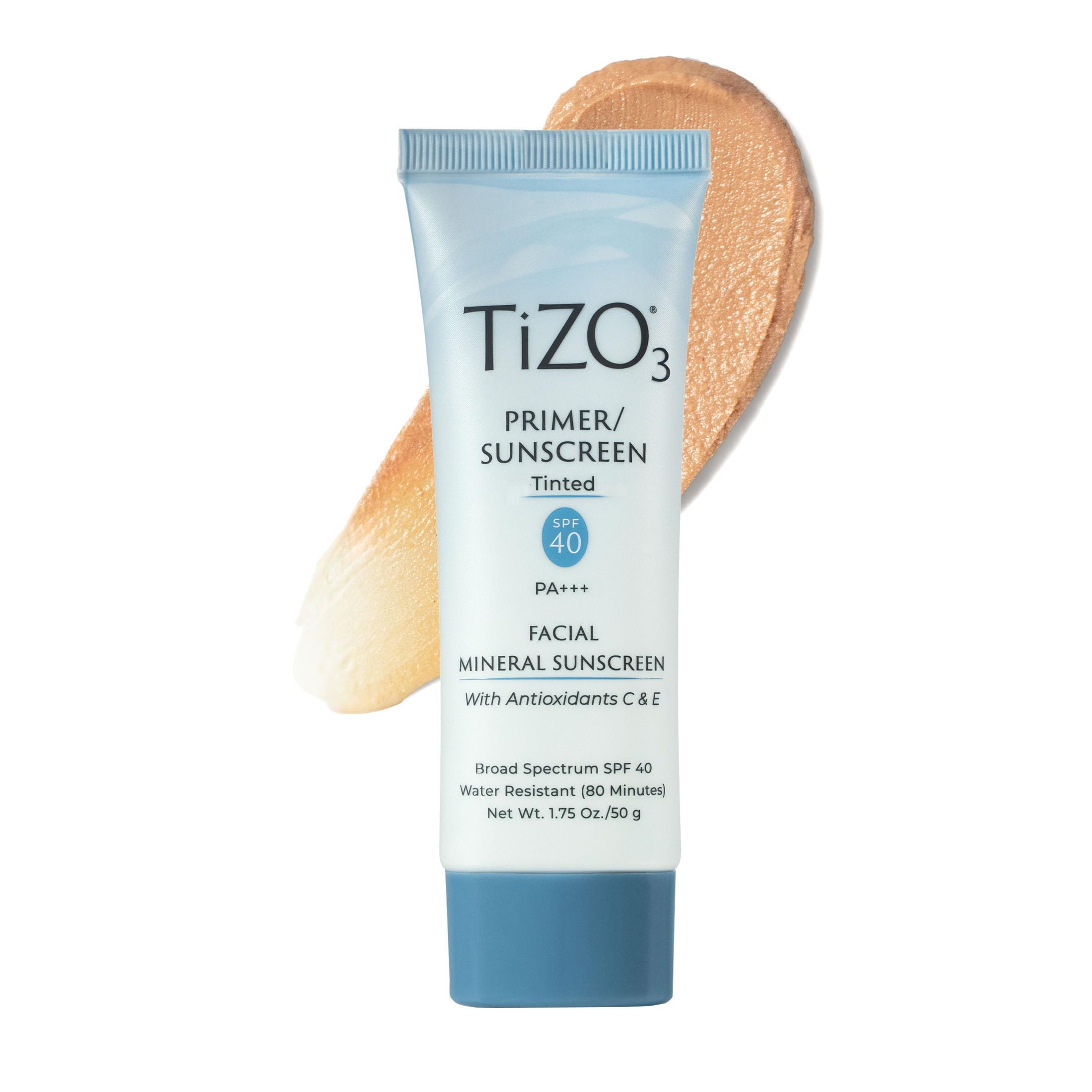 TiZO3 proteccion mineral facial; botella-aplicacion para cobertura rápida.