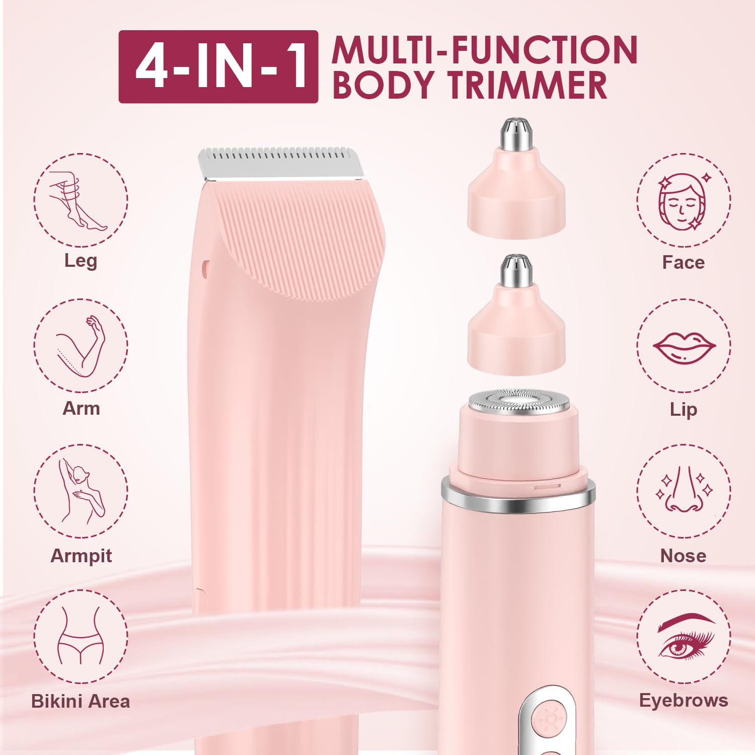 Cabezal facial de TJJFMM para rasurado preciso y cómodo.