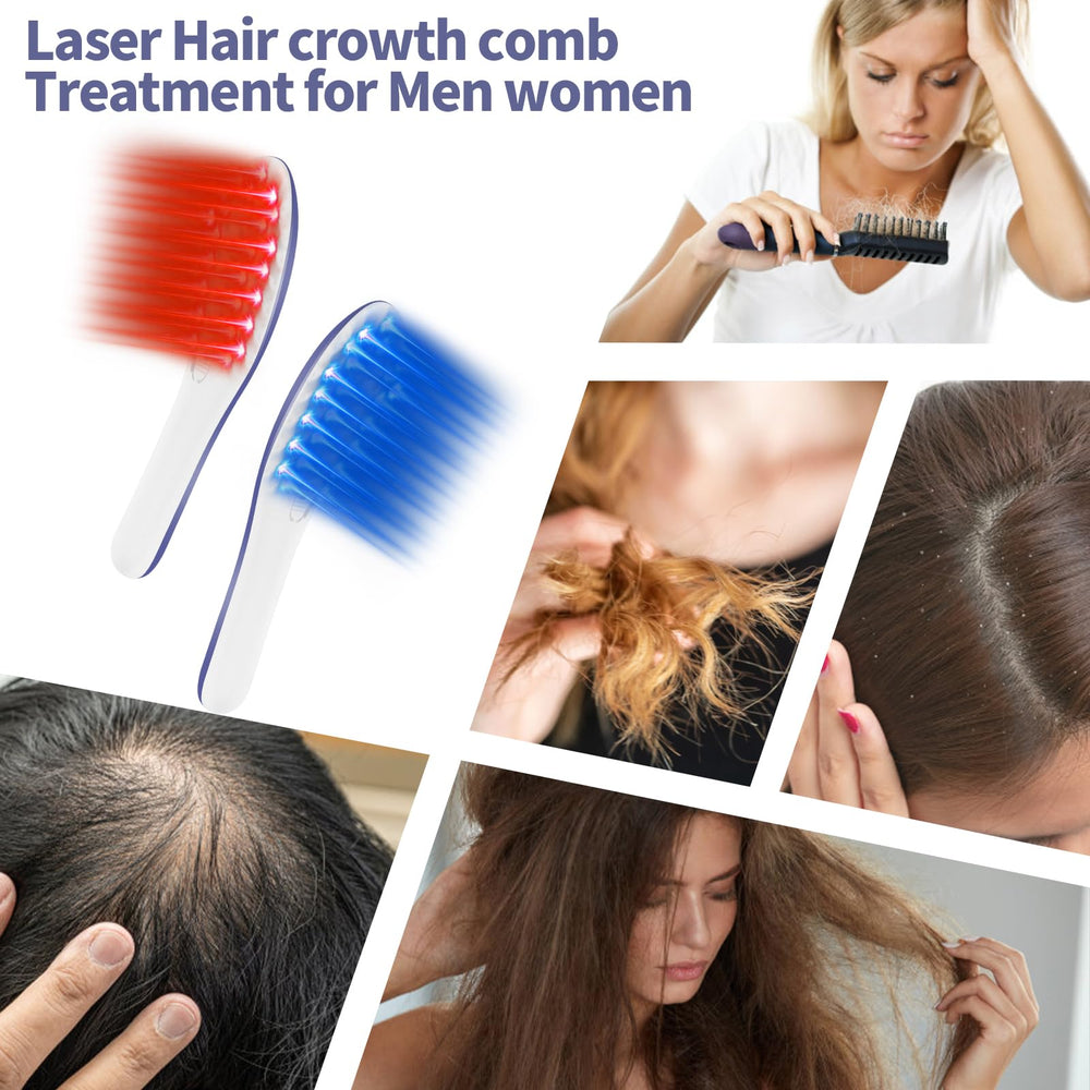 Tkcsoi LaserComb-001 emite luz para estimular cuero cabelludo