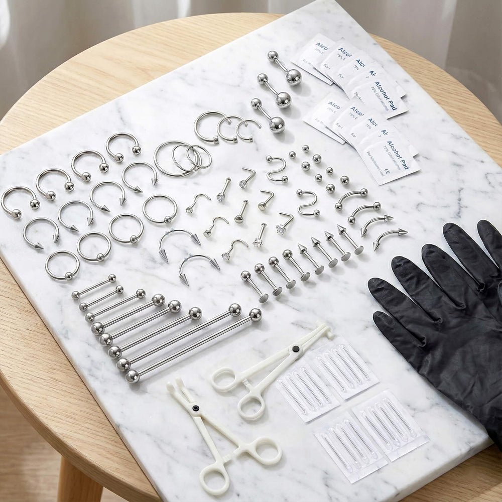 Joyería de acero 316L para piercing nasal, durabilidad y acabado suave