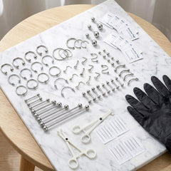 Joyería de acero 316L para piercing nasal, durabilidad y acabado suave