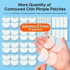 TKTK contoured jawline patch provides seamless coverage for large breakouts.