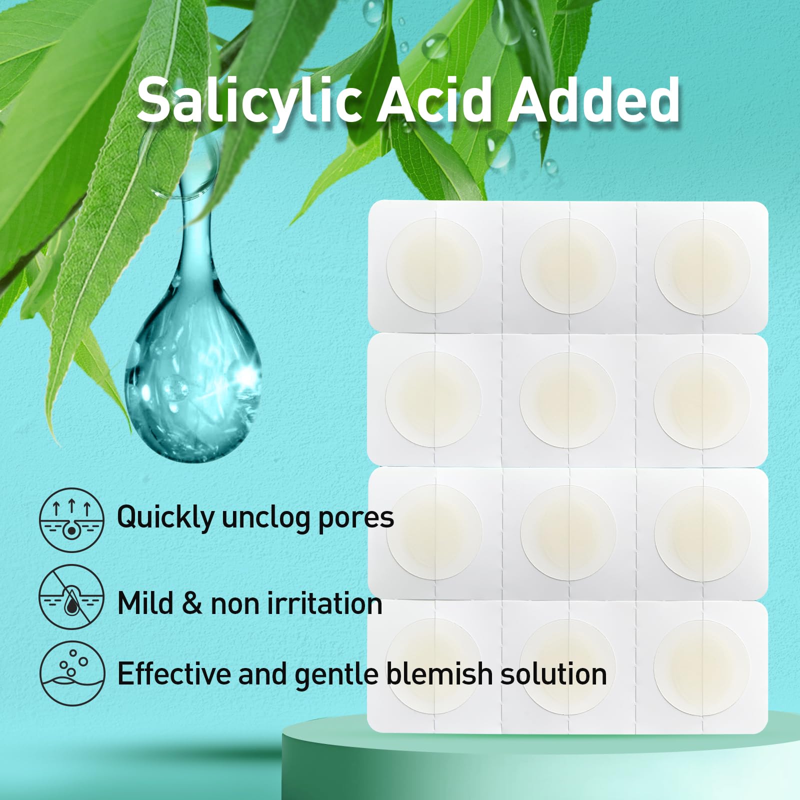 Parche TKTK acné ácido salicílico natural: desobstruye poros y reduce grasa