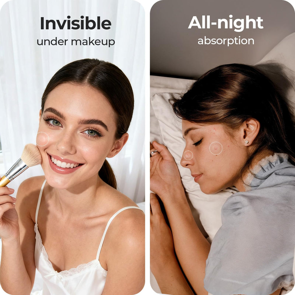 Parche TKTK uso diario con maquillaje compatible