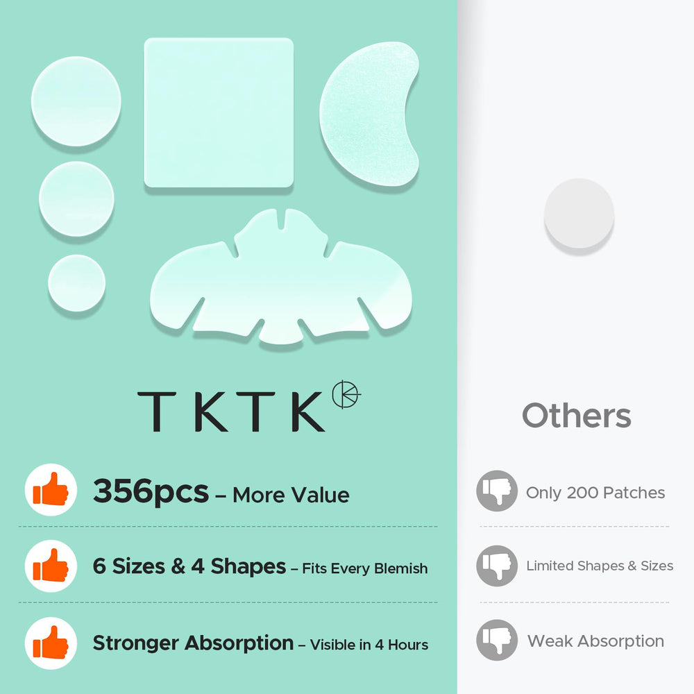 Parche TKTK curvado 23x33mm para puente de nariz