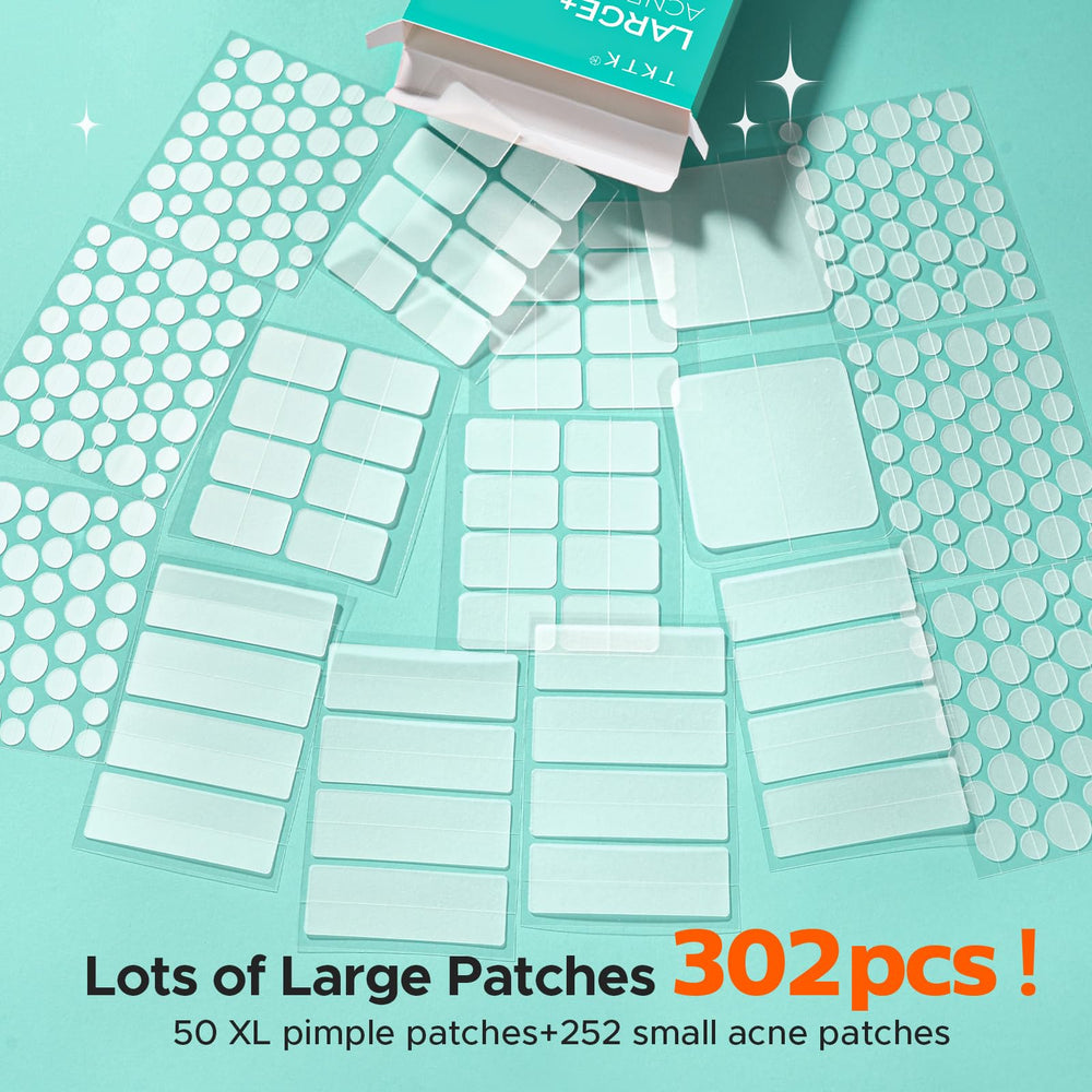 Parches TKTK de 10 mm para brotes moderados, calman la apariencia.