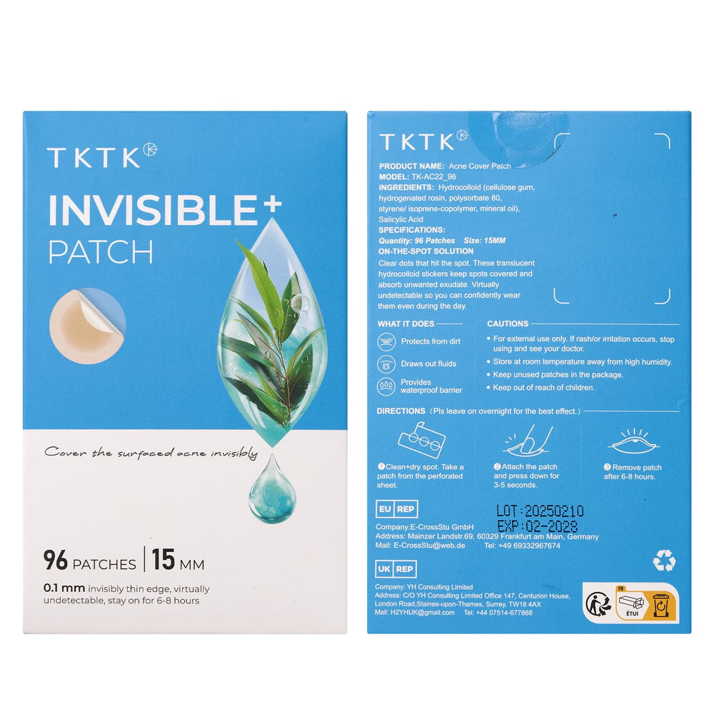 Parche TKTK 96 unidades para reposición rápida en el bolso