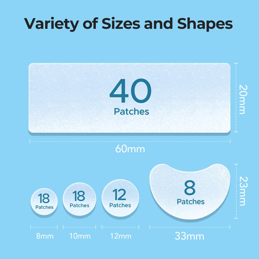 TKTK Pimple Patches 10mm dot patch for mid-size spots