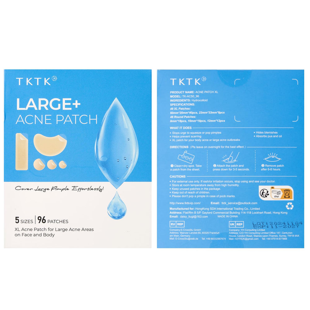 TKTK Pimple Patches individually wrapped packaging on the go