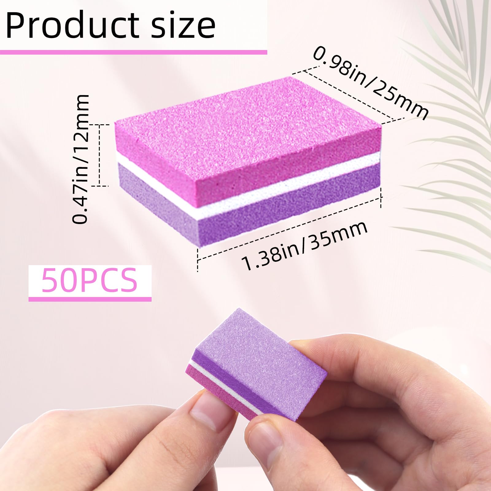 TKYZMS buffer mini portable para retoques en uñas.