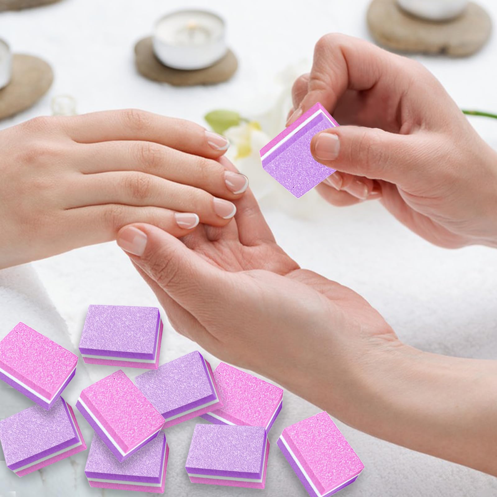 TKYZMS lima para acabado suave en acrilicas y gel.