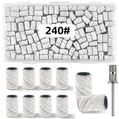 TKYZMS: conjunto de 100 bandas de lijado para uñas, ideal para salones profesionales.