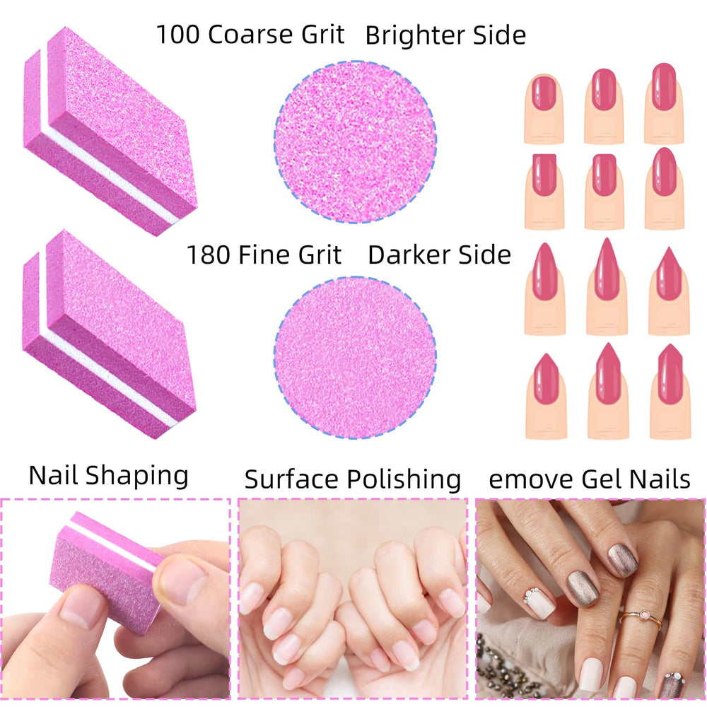 TKYZMS usos versátiles para uñas naturales, acrílicas y pedicura