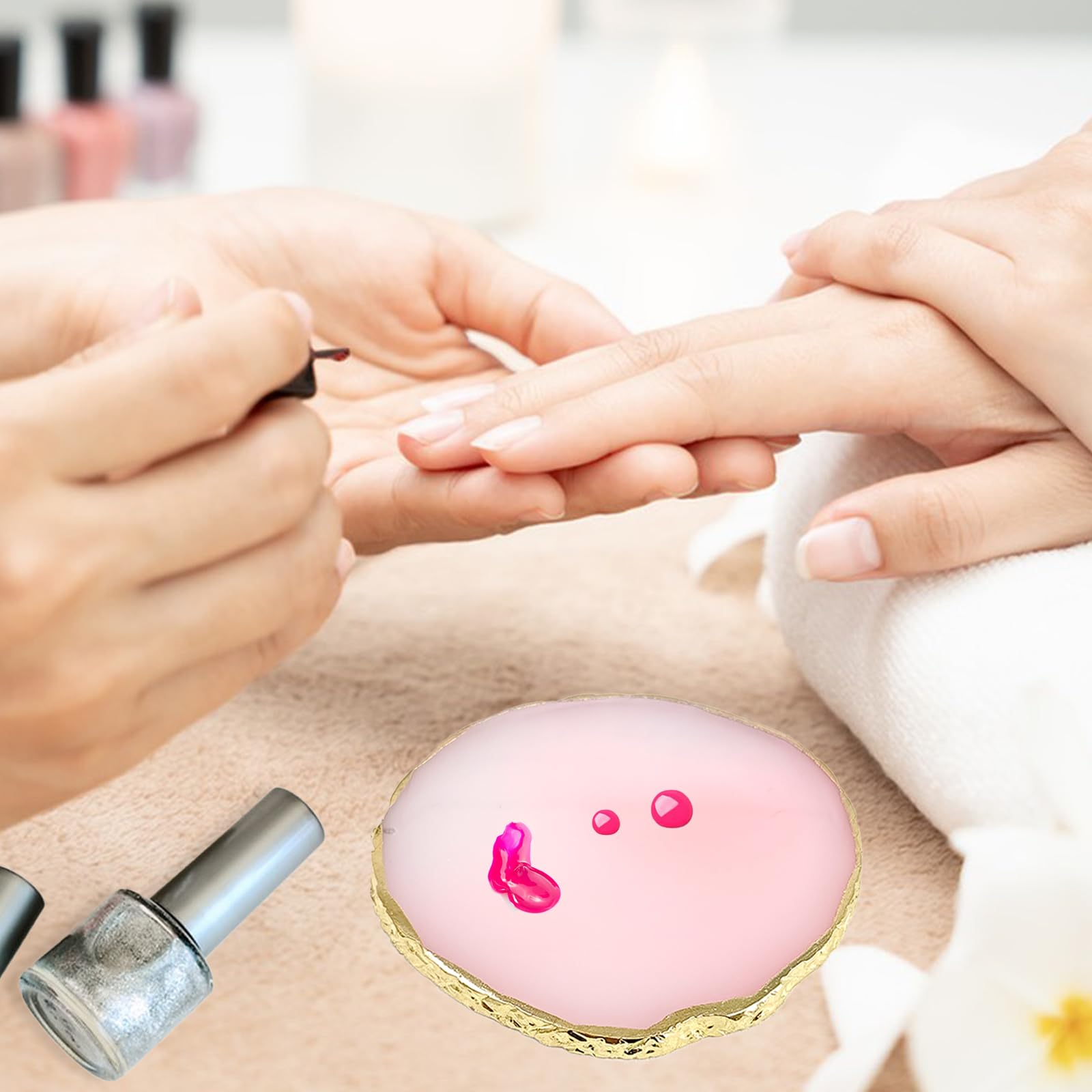 TKYZMS paleta para exhibir arte de uñas y como atrezzo fotográfico