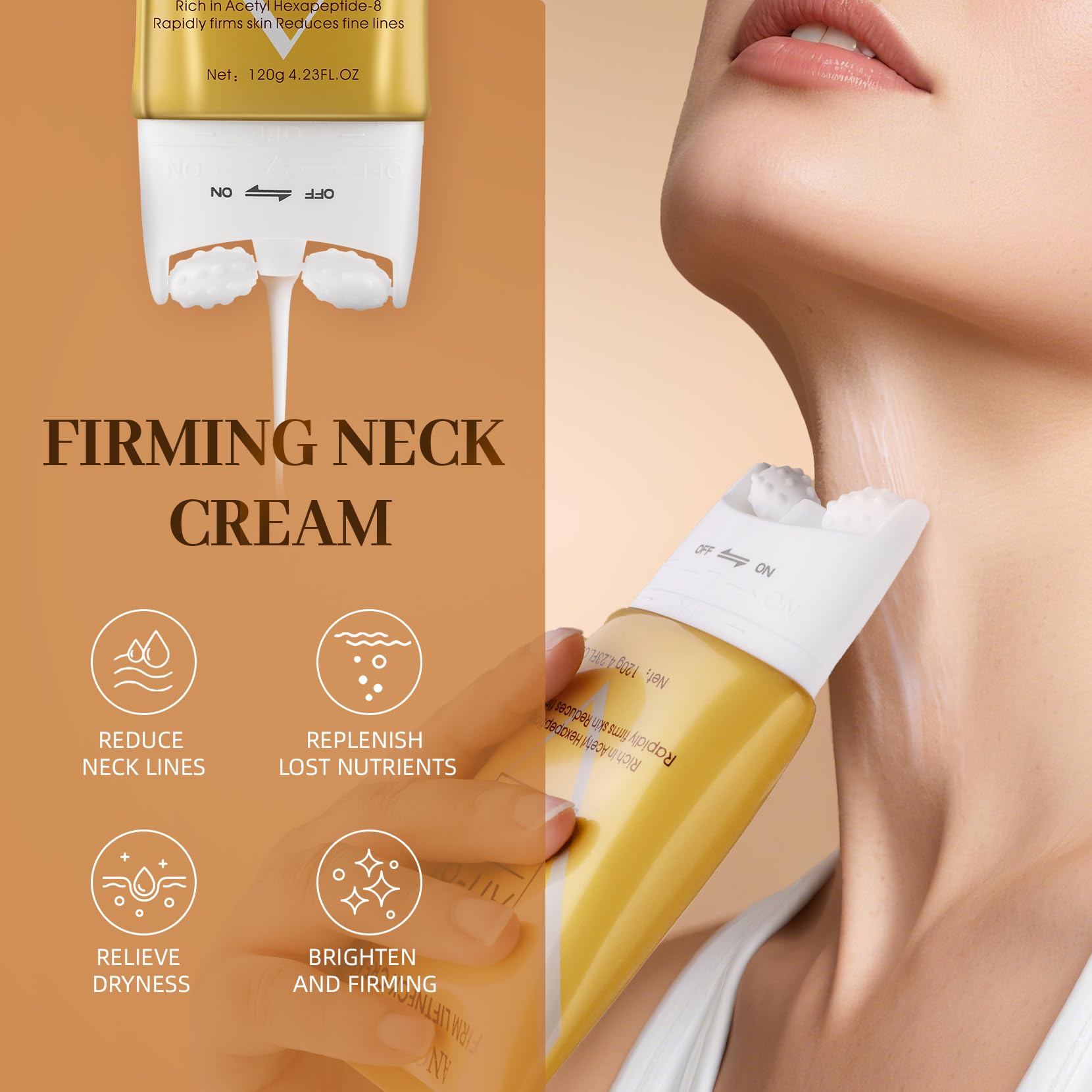 TMYIOYC crema contorno ojos con masaje eléctrico para hidratación