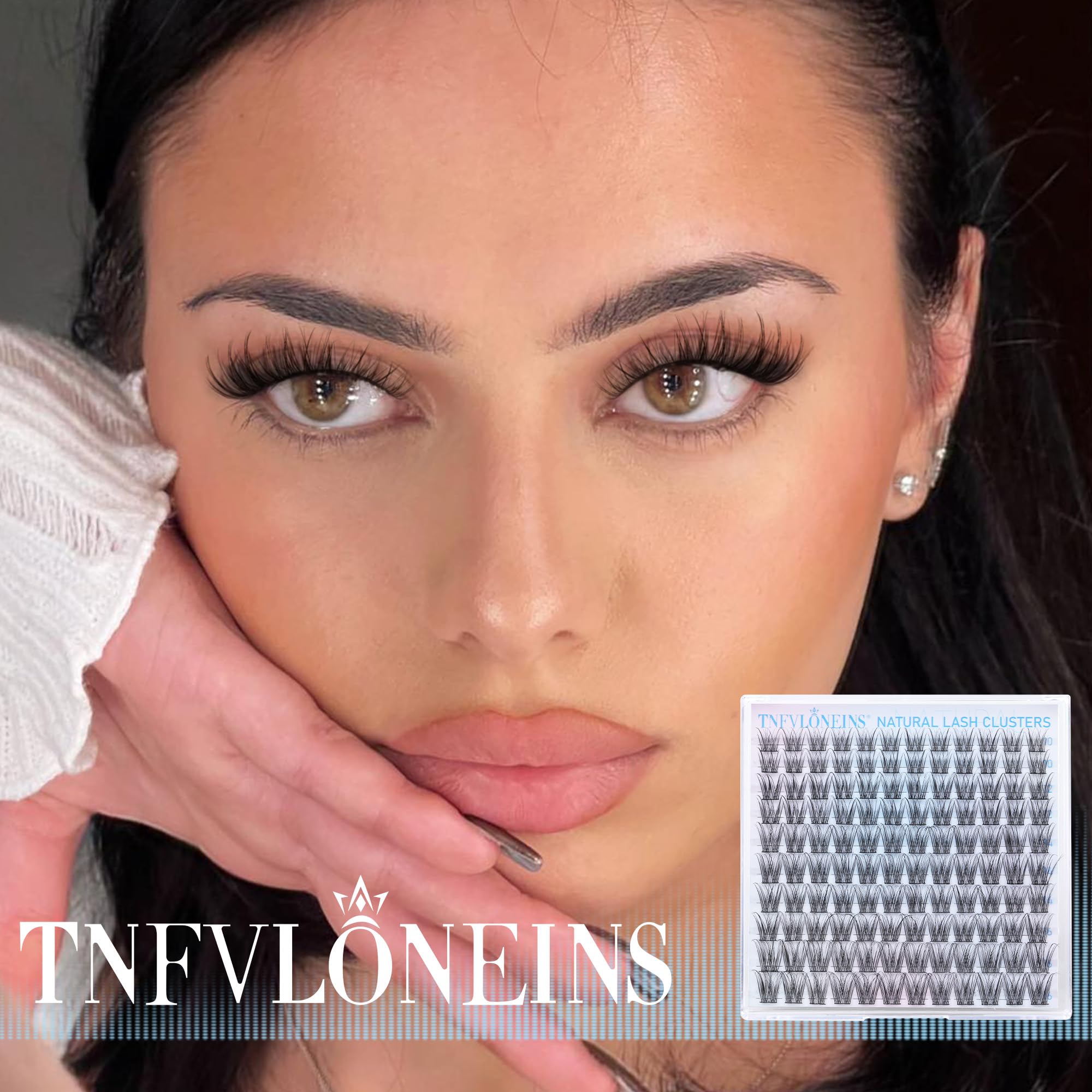 TNFVLONEINS agrupaciones con rizo duradero para un acabado natural.