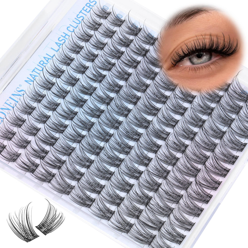 TNFVLONEINS conjuntos de pestañas esponjosas naturales para un look suave.
