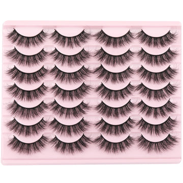 Pack mayorista TNFVLONEINS, pestañas visón 16 mm para eventos.