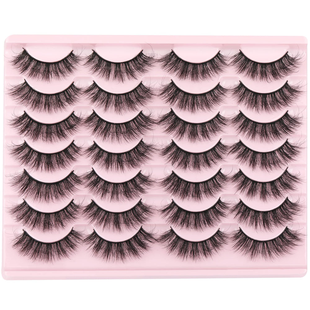 Pack mayorista TNFVLONEINS, pestañas visón 16 mm para eventos.