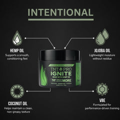TNT Pro Ignite genera calor suave durante el entrenamiento para activar músculos.