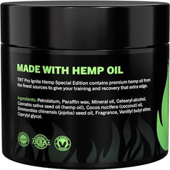 La crema Ignite durante el entrenamiento eleva el calor muscular y la sudoración controlada.