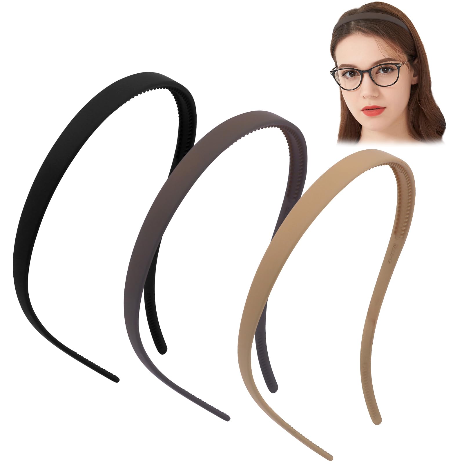 TOBATOBA Flex diadema para gafas sin presión, comodidad diaria.
