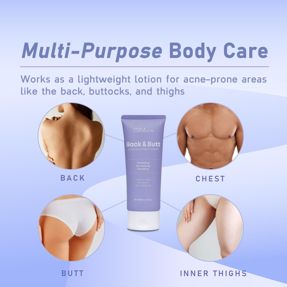 Tobcharm espuma limpiadora cuerpo para purificar poros y prevenir granitos.
