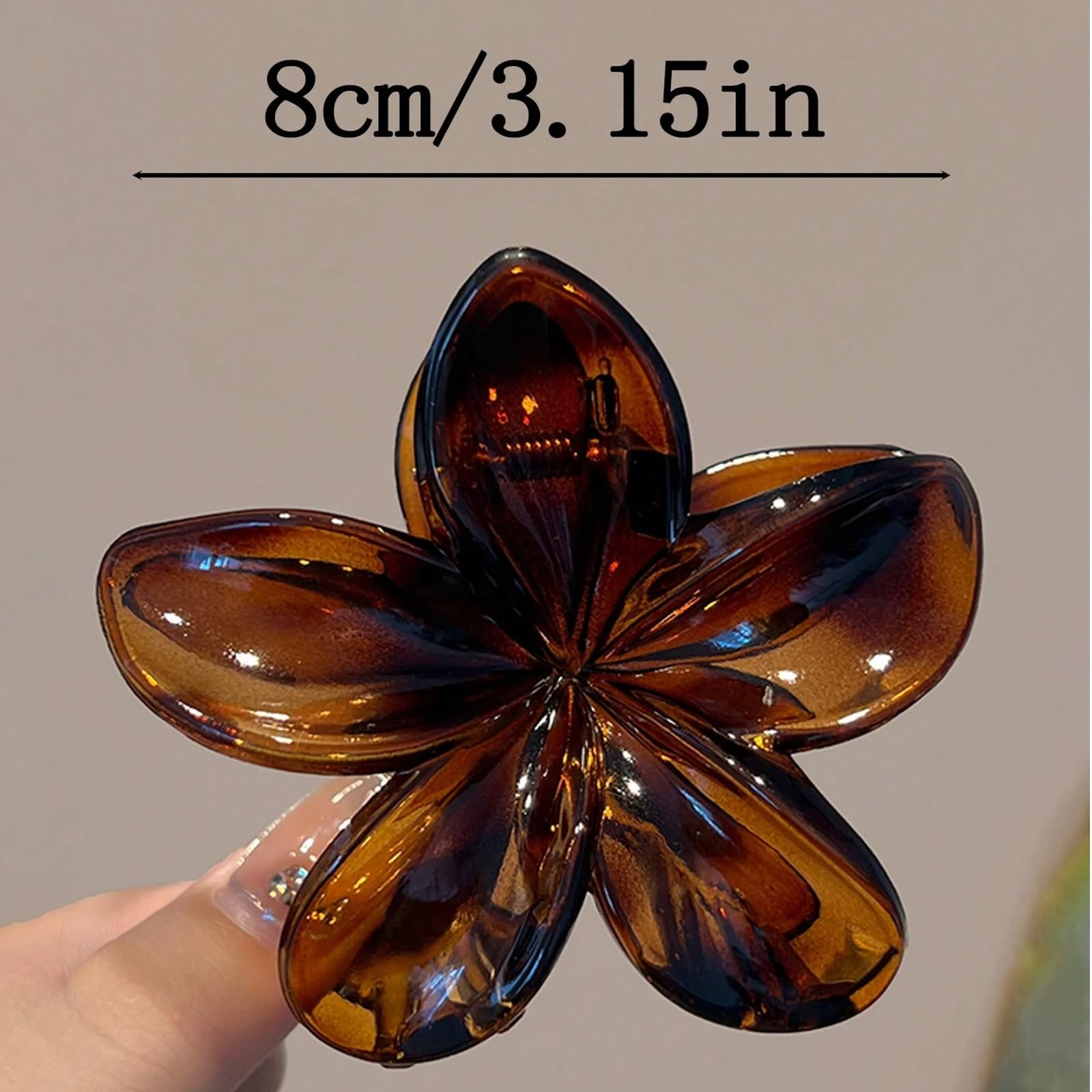 Clips de flores Tobeffect hibisco neutro 2: detalle tropical para ocasiones especiales