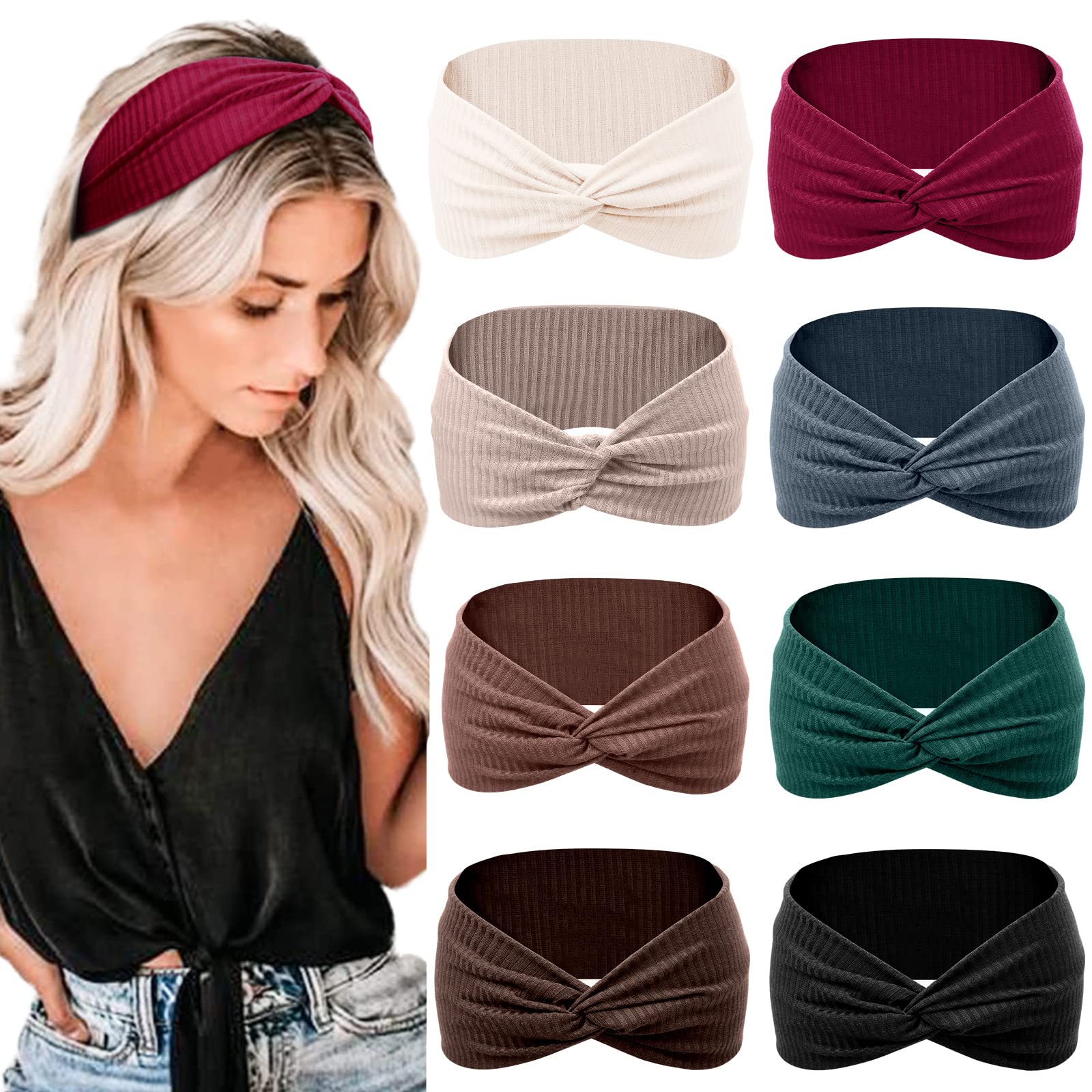 Diadema Tobeffect sin deslizamiento para mujer, ideal para yoga y días activos.