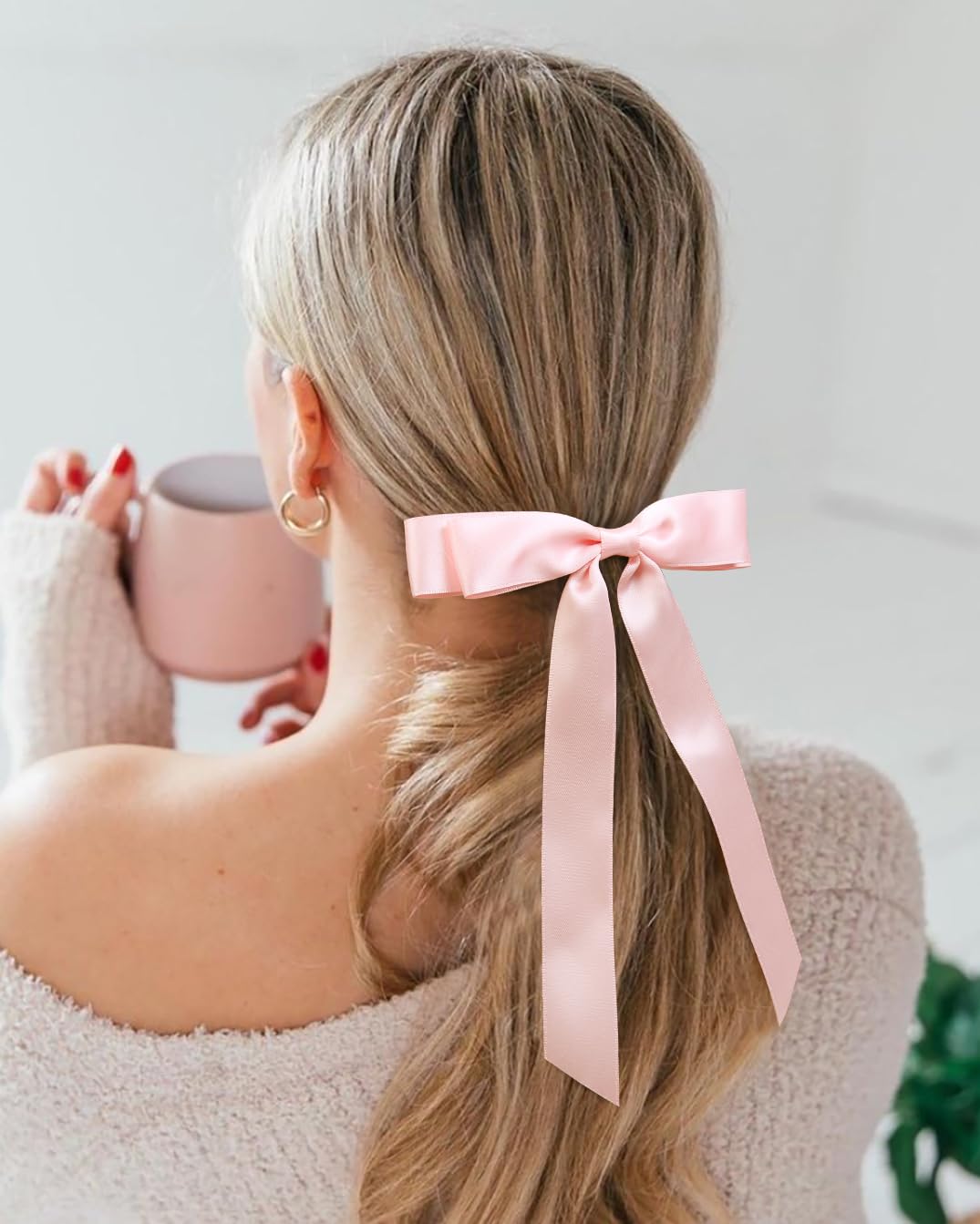Lazo Tobeffect para cabello fino, grueso, rizado o liso, sin daño.