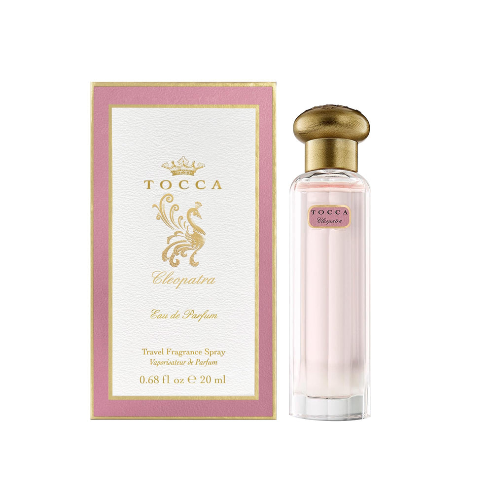 Tocca Cleopatra frasco cristal 1920s, presentación elegante para regalo