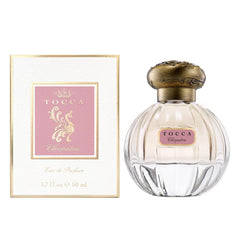 Tocca Cleopatra, notas de pomelo y jazmín con vainilla para aroma cálido.