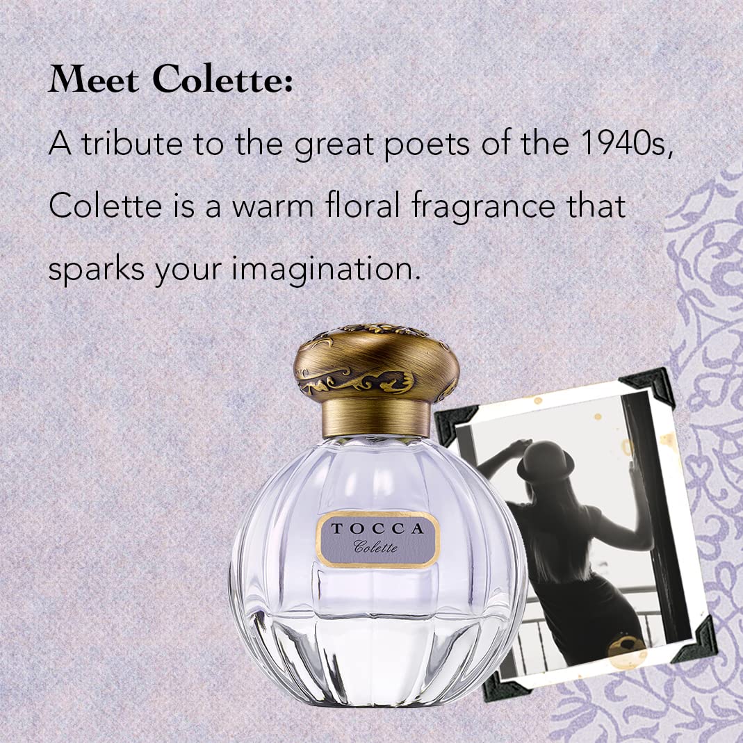Tocca Colette: notas pimienta rosa, perfume envolvente para noches especiales.