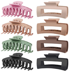 TOCESS pinza grande de pelo con recubrimiento mate y agarre seguro para el cabello.