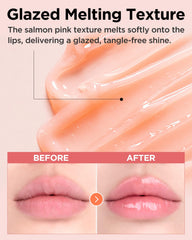 Aplicación con espátula para cubrir labios de forma uniforme.