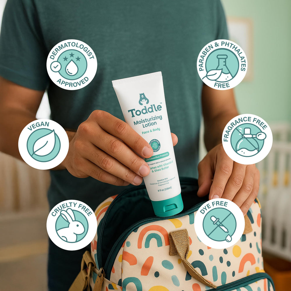 Toddle Probiotico con aloe vera para calmar irritaciones leves