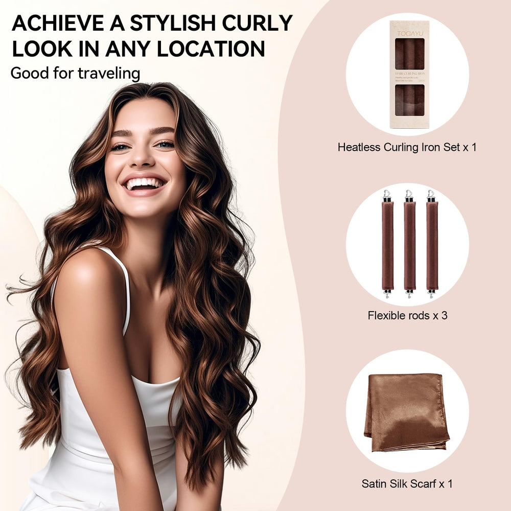 Togayu rulos para todo tipo de cabello, volumen sin daño