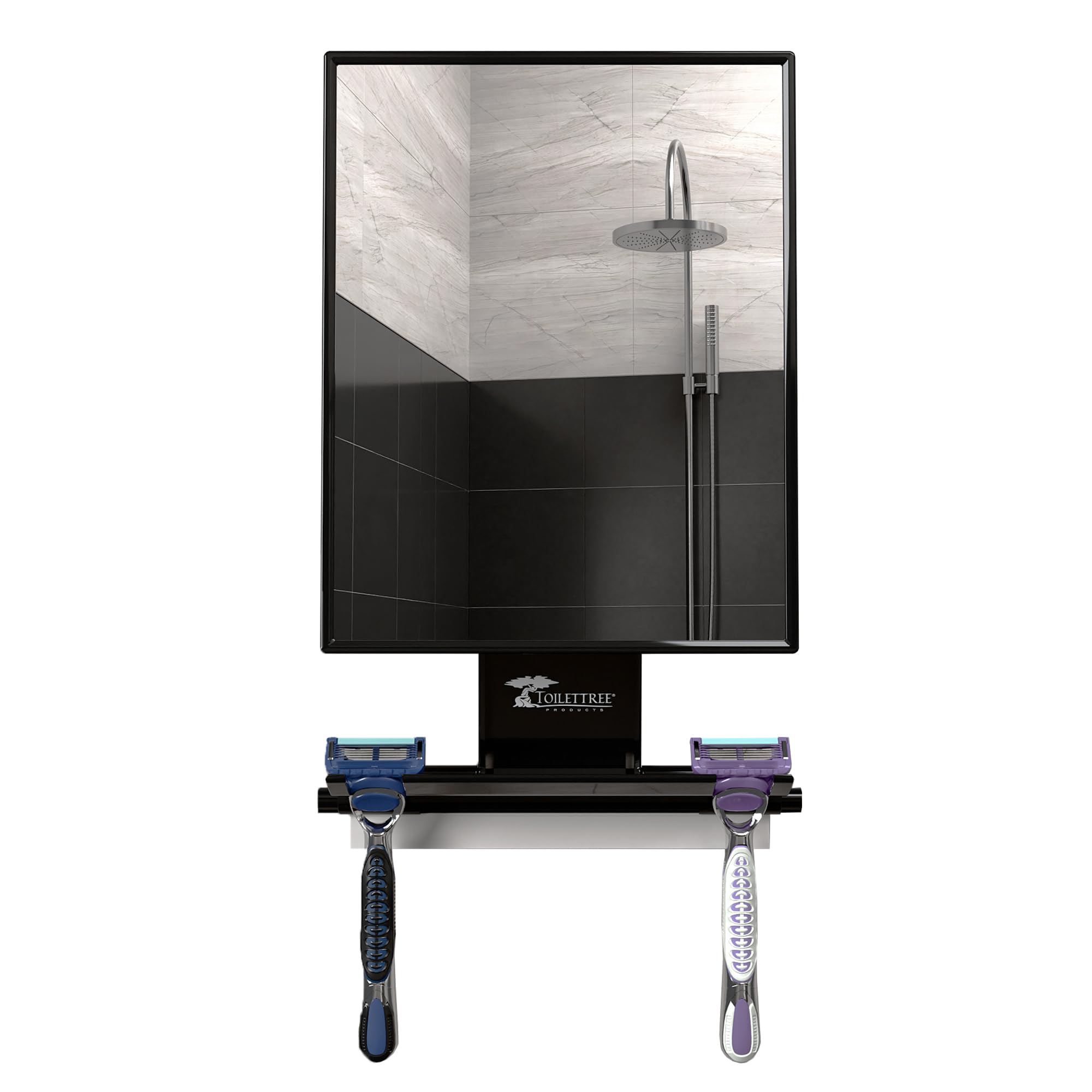 ToiletTree miroir de douche facile à nettoyer et entretien rapide.